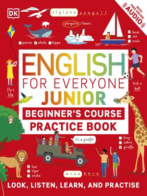 cover image of English for Everyone Junior Beginner's Practice Book